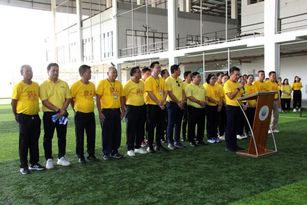 ผู้ว่าราชการจังหวัดสมุทรปราการ เป็นประธานพิธีเปิดอาคารศูนย์กีฬา ซี สปอร์ต คอมเพล็กซ์ เทศบาลตำบลบางปู