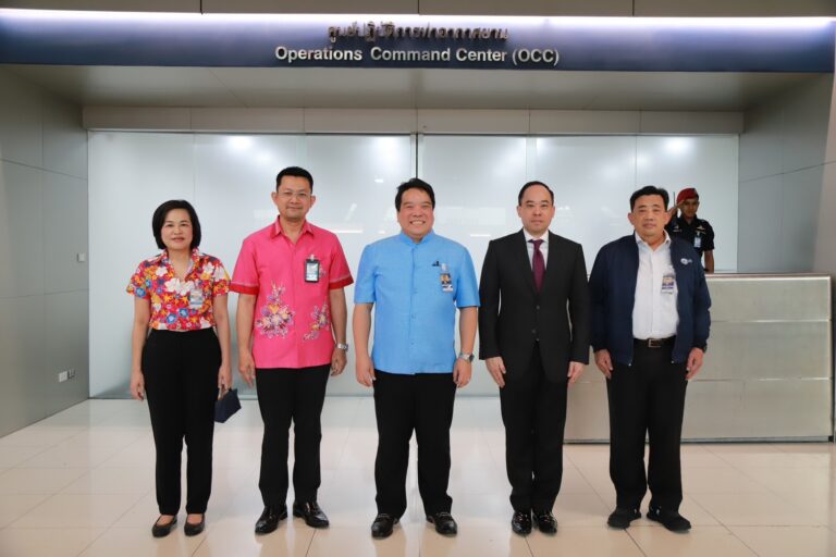 AOT ลงพื้นที่ตรวจเยี่ยมการเตรียมความพร้อมรองรับการเดินทางของประชาชนช่วงเทศกาลสงกรานต์