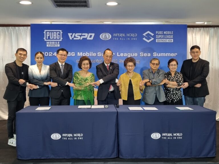 การแถลงข่าวในรายการการแข่งขัน Esports ระดับ South East Asian”ความร่วมมือระหว่างอิมพีเรียลเวิล์ด สำโรง และ VSPO กับ PUBG MOBILE”