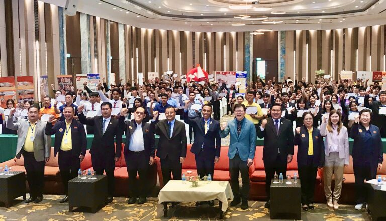 “อาชีวะจับมือเครือข่าย สสส. และมูลนิธิรณรงค์หยุดพนัน โชว์ผลงานต้านยาเสพติด”