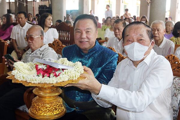 คณะพระภิกษุสงฆ์ วัดบางนางเกรง จัดพิธีทอดกฐินสามัคคี ประจำปี 2567 เพื่อบูรณะปฏิสังขรณ์วัดบางนางเกรง