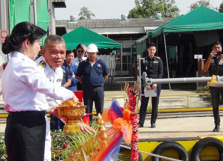 กรมศุลกากร และบริษัท มาร์ซัน จำกัด (มหาชน) ปล่อยเรือตรวจการณ์ทางทะเล “ศุลกากร 524”ลงน้ำ