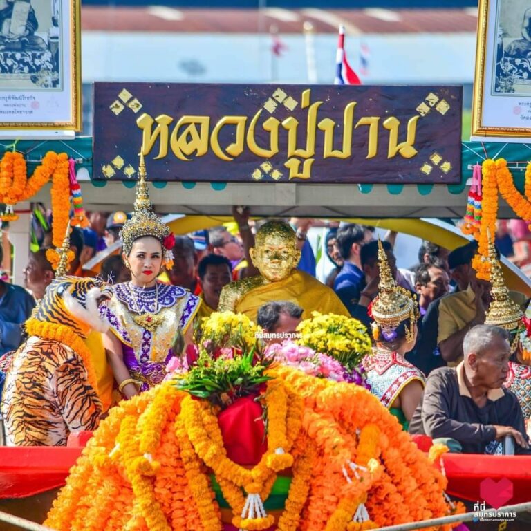 มูลนิธิร่วมกตัญญู จัดกำลังกู้ภัยทางน้ำเจ้าหน้าที่ ร่วมงานประเพณี 114 ปี แห่หลวงพ่อปาน